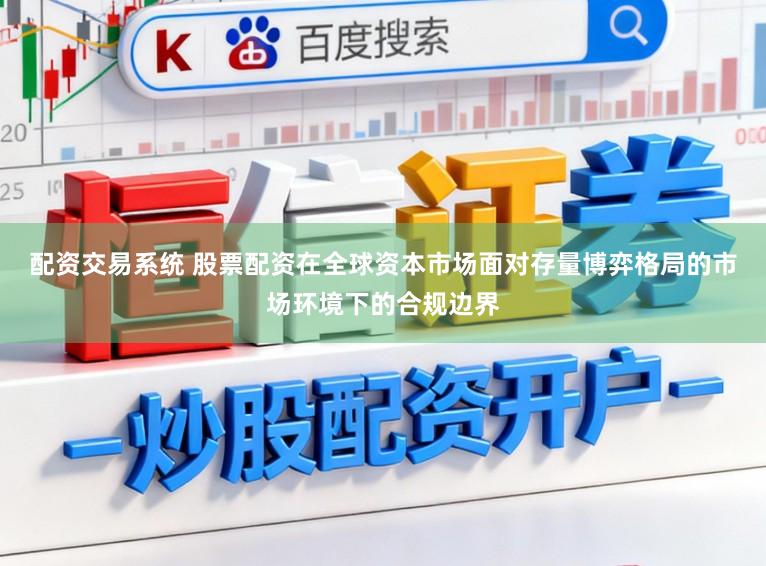 配资交易系统 股票配资在全球资本市场面对存量博弈格局的市场环境下的合规边界