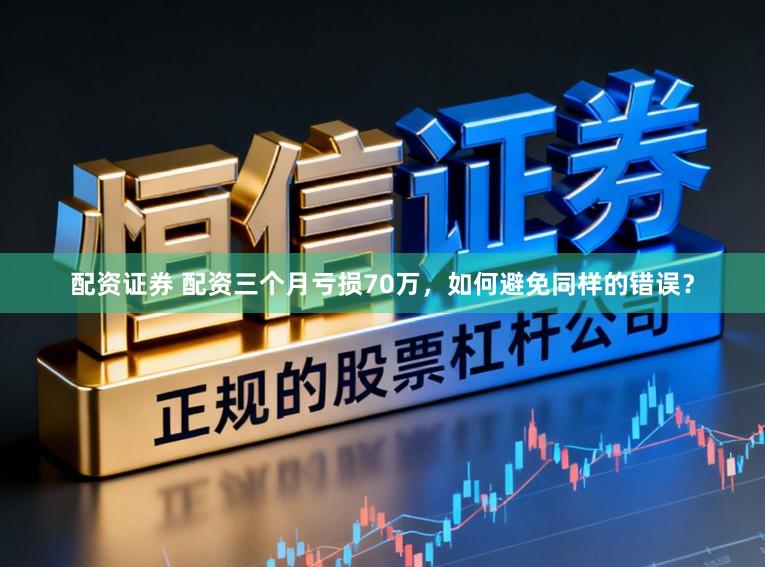 配资证券 配资三个月亏损70万，如何避免同样的错误？